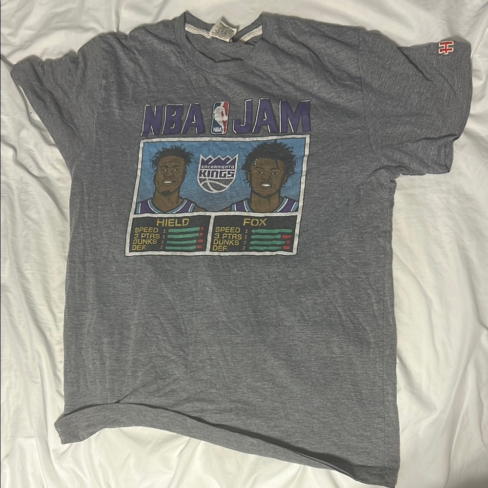 HOMAGE Gray NBA Jam Kings T-Shirt